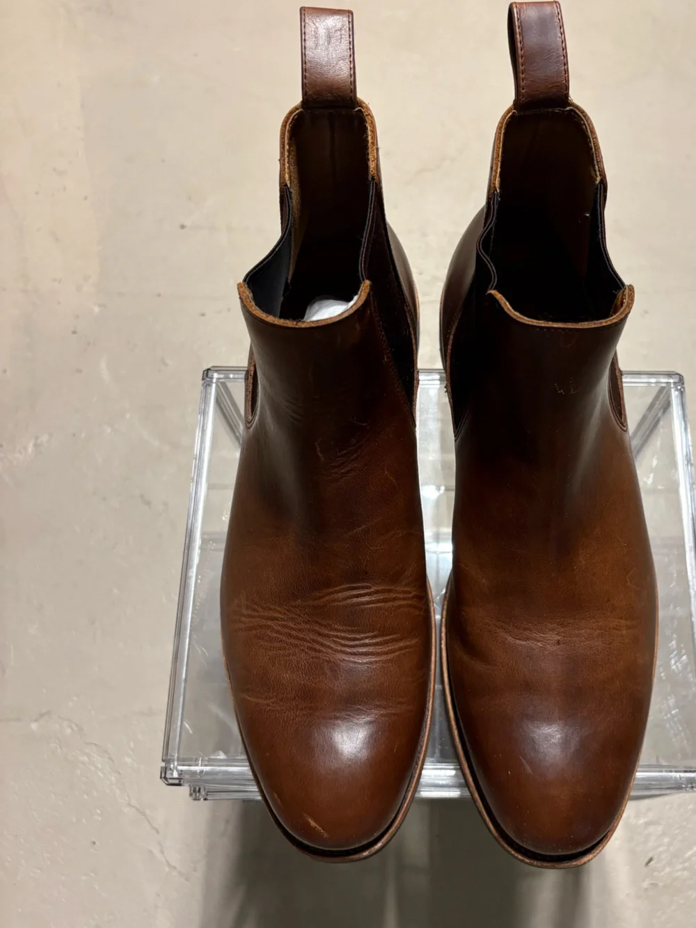 Kenton Men's Brown Leather Chelsea Boots